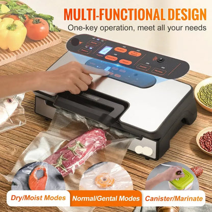 Vacuümsealer Machine - Vacuümmachine - Vacuümsealer - Foodsaver - Voedselbewaring - 90Kpa - Automatisch - en Handmatig - 30 cm Sealbreedte