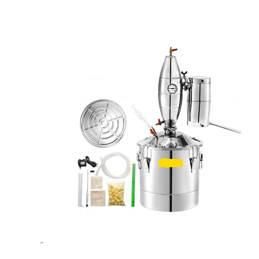 Alcohol Distilleerapparaat - Destilleerapparaat Etherische Olie - Destilleerketel - 50L - Voor Alcohol, Bier & Moonshine