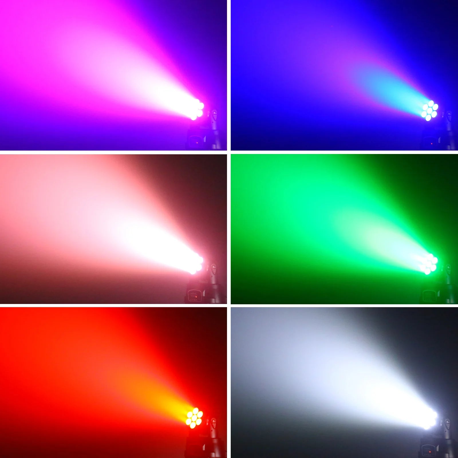 Moving Head – Podiumverlichting – DJ Licht – Discolamp – Feestverlichting – 4 stuks – 7x15W RGBW LED – DMX512 Controle - QUORE
