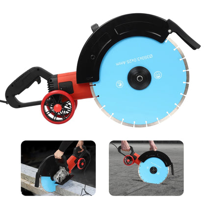 Elektrische Betonzaag – Betonzaag – Diamantzagen – Steenzaag – Baksteenzaag – 4000W Motor – 13,5 Cm Zaagdiepte