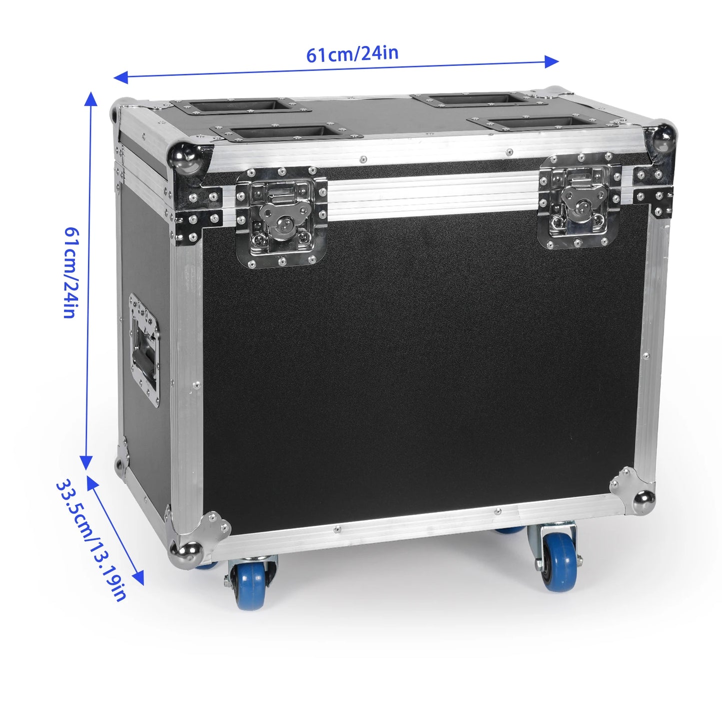 Moving Head Licht – DJ Verlichting – Podiumlamp – Beam Light – Gobo Licht – Set Van 2 Met Flightcase – 200W LED Module – DMX512 Controle