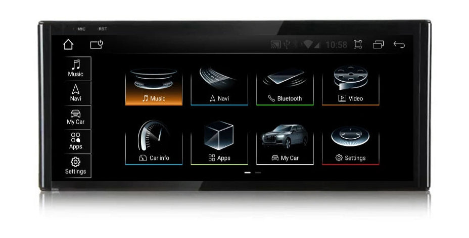 Autoradio Audi A3 8V – Multimedia Speler – 2-DIN Radio – Touchscreen Radio – Navigatiesysteem – 10,25 Inch HD Scherm – Draadloze CarPlay & Android Auto - QUORE