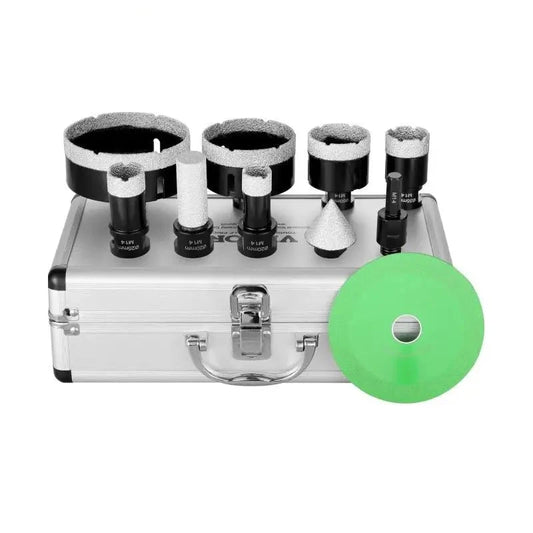 Diamantboorbit - Diamantgatzaagset Boor - Gatzaagset - Diamantboorset - 6 stuks - QUORE
