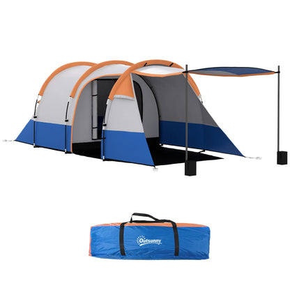 Tent – Kampeertent – Familie Tent – Weekendtent – Waterdicht Polyester – 420x200x150 cm – Glasfiberstokken