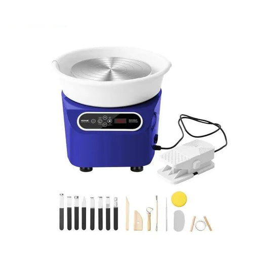 Turntable - Pottery Wheel - Turntable - Pottery Turntable - Pottery Wheel - Electric Pottery Wheel - 350W - 10inch - Ceramic Pottery Wheel - for Pottery Direct Drive DIY Art Craft - Blue