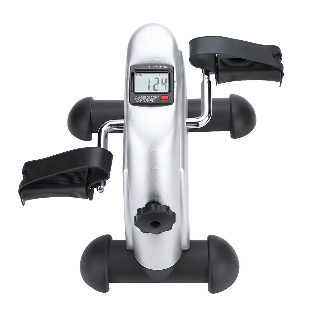 Draagbare Nieuwe Pedaaltrainer - Trainingshulpmiddel - Sportschool Binnen - 30,5 cm x 34,5 cm x 37,5 cm - Zilver