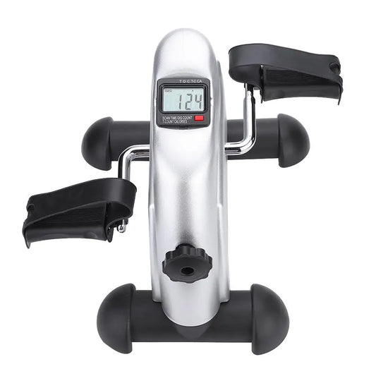 Draagbare Nieuwe Pedaaltrainer - Trainingshulpmiddel - Sportschool Binnen - 30,5 cm x 34,5 cm x 37,5 cm - Zilver
