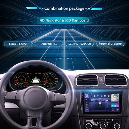 Dashboardpaneel – Digitale Cluster – Auto Display – Interieur Paneel – Cockpit Scherm – 9 Inch HD LCD – Android Navigatie Systeem