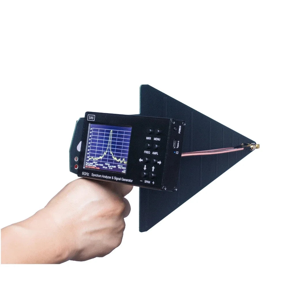 Spectrum Analyzer – Frequentie Analyzer – RF Meter – Signaal Detector – Spectrum Scanner – Draagbaar Ontwerp – Tracking Generator