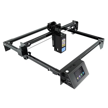 Lasergraveermachine - Graveermachine - Graveerder - Graveerapparaat - met 40mm Vaste Focus - AC 110-240V - DC24V 5A - 450-460nm Lasergolflengte - 120W - Aanraakscherm - 32-bits chipset - WIFI-Connectiviteit