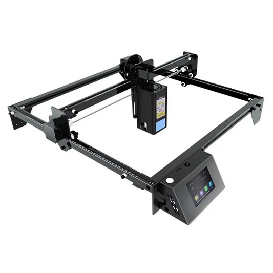 Lasergraveermachine - Graveermachine - Graveerder - Graveerapparaat - met 40mm Vaste Focus - AC 110-240V - DC24V 5A - 450-460nm Lasergolflengte - 120W - Aanraakscherm - 32-bits chipset - WIFI-Connectiviteit