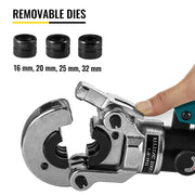 Vevor - Crimping Tool - Hydraulic Crimper - Hydraulic Pex Pipe Aluminum Plastic Tube Crimping Tool - Hydraulic Crimping Tool - Plumbers Crimper For PB - Blue