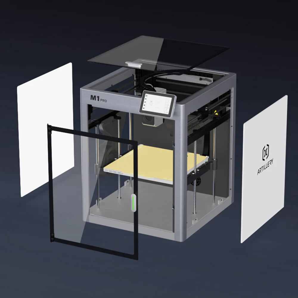 3D-printer – 3D-printerset – 3D-printkit – 3D-printmachine – Aluminium Frame – 600 mm/s Printsnelheid – 260x260x260 mm Bouwvolume