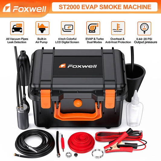 Rookmachine – Rooktester – Lekkage Detector – Vacuümtester – Dual Mode Technologie – 12V Voeding