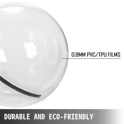 Water Lopen Bal - Water Walking Ball - Bal voor op het Water - Opblaasbaar - 2 meter - Waterdicht - Zwembad - Transparante PVC Zorb Bal met Luchtpomp voor  Strand of Pretpark