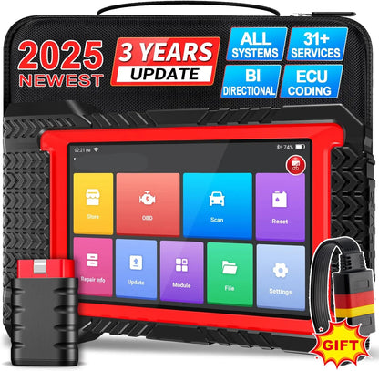 OBD2 Scanner – Auto Uitleesapparaat – Diagnoseapparaat – Foutcode Lezer – Uitleesapparaat – 7 Inch Touchscreen – 31+ Resetfuncties