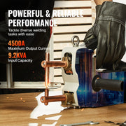 Vevor - Welding Machine - Electric Welding Machine - Portable Spot Welder - Handheld Welding Gun - Spot Welding Machine for Metal Sheets - for Carbon Stainless Steel Aluminum Sheet