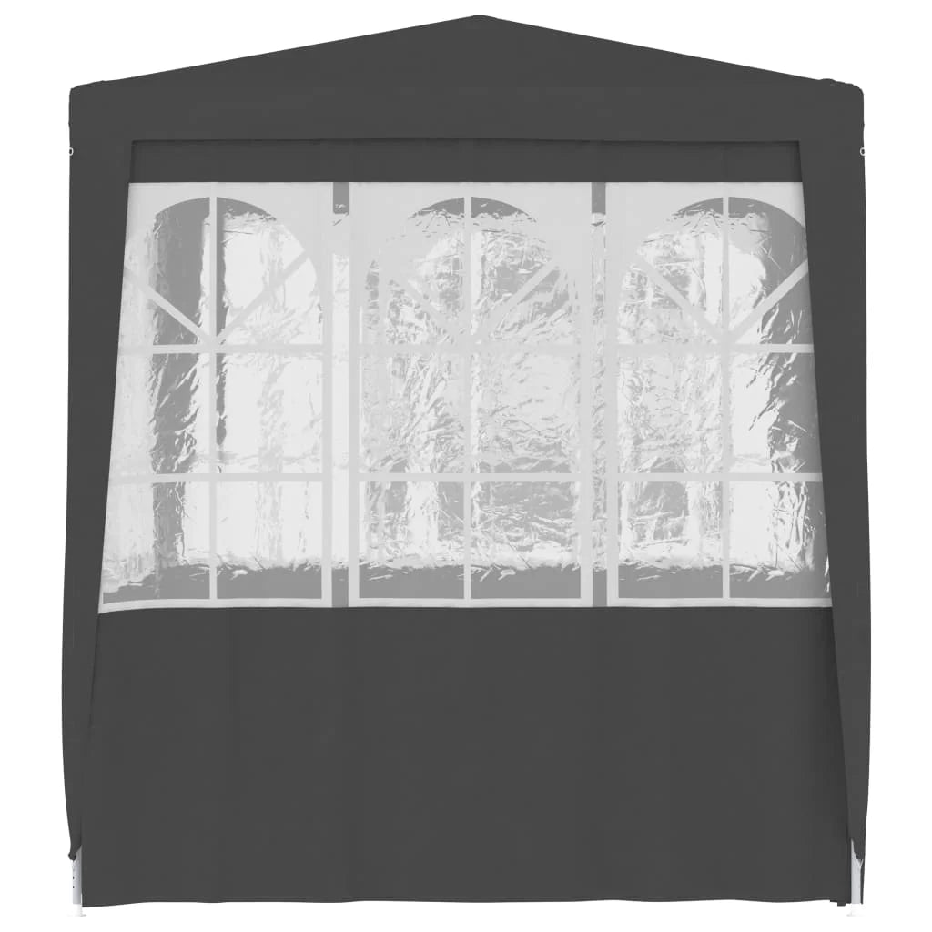 Paviljoen – Tuinpaviljoen – Partytent – Buitentent – Tuinent – Overkapping – Waterdicht – Robuust Stalen Frame - 2.5 x 2.5 m - Zwart
