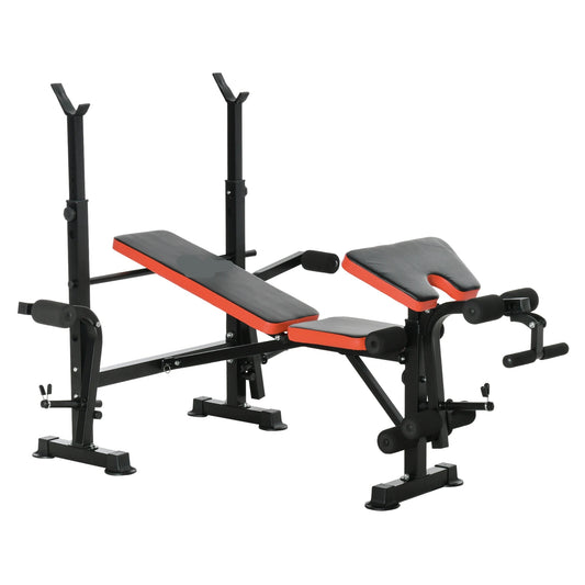 Fitnessbank – Krachtbank – Halterbank – Trainingsbank – Home Gym Bank – Verstelbare Rugleuning – Stevig Stalen Frame