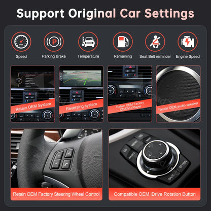 12,3 Inch Multimediascherm – Auto Infotainmentscherm – Navigatiescherm – Touchscreen Display – Multimedia Display – Draadloos CarPlay – Android Auto Ondersteuning