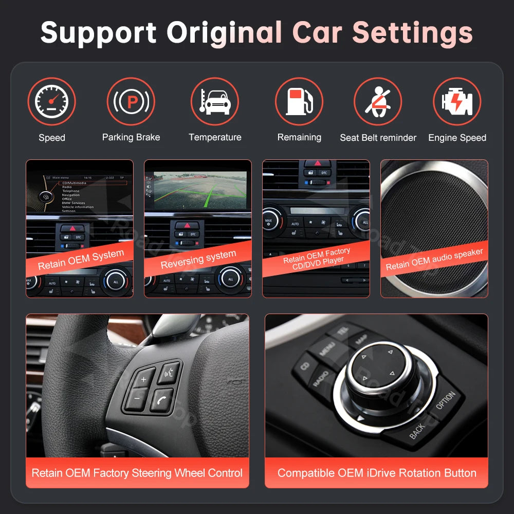 12,3 Inch Ultra-Dun Multimedia Display – Auto Scherm – Navigatie Scherm – Touchscreen Interface – Multimedia Paneel – Draadloos CarPlay – Android Auto Ondersteuning