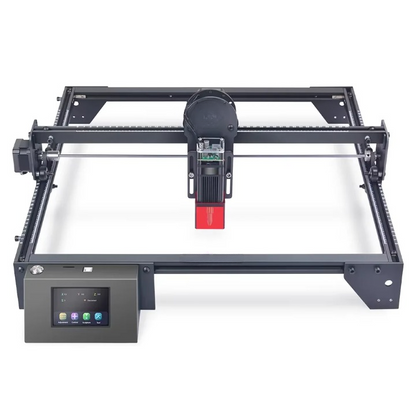 Lasergraveermachine - Graveermachine - Graveerder - Graveerapparaat - met 0.06 x 0.06mm Laserspot - Aanraakscherm - Offline Snijwerk - 32-bits Chipset - WiFi-verbinding - Werkgebied 400x400mm - 58.6 x 58.3 x 17.6 cm - Zwart