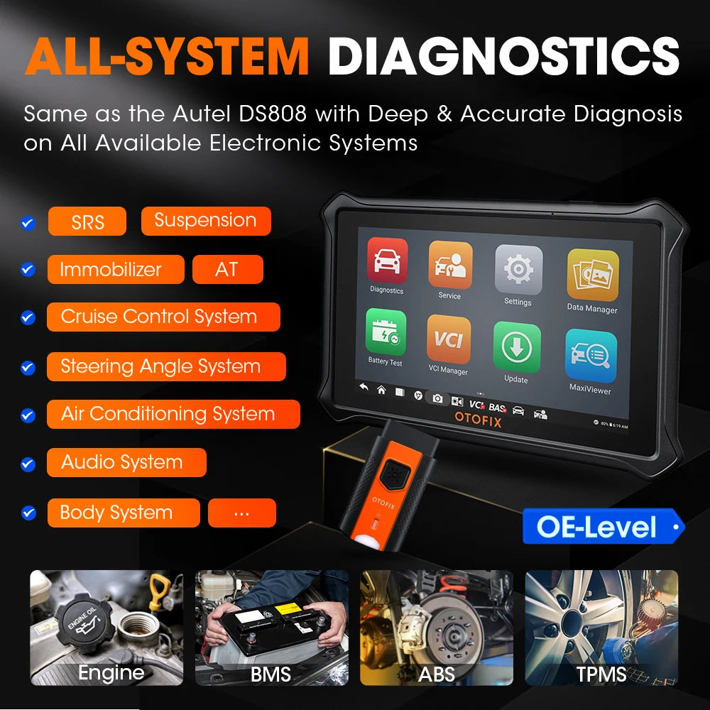 OBD Scanner - OBD2 - Auto Scanner - Auto uitlezen - Diagnose Apparatuur voor Auto's - Bluetooth - All System Diagnose - Bidirectionele OBD2 Scanner - 38+ Speciale Functies - ECU Online Coding - VAG Guided Functions - Voor Audi, VW, Skoda