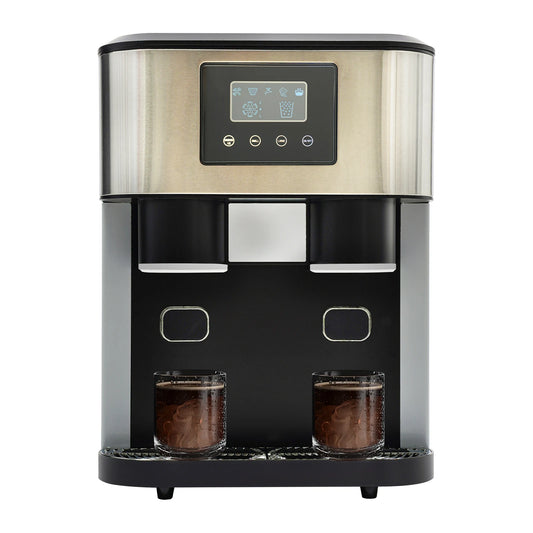 IJsblokjesmachine – IJscrusher – IJsbereider – Tafelmodel – ABS Kunststof – 16 Ronde IJsblokjes – Automatische Reiniging - QUORE