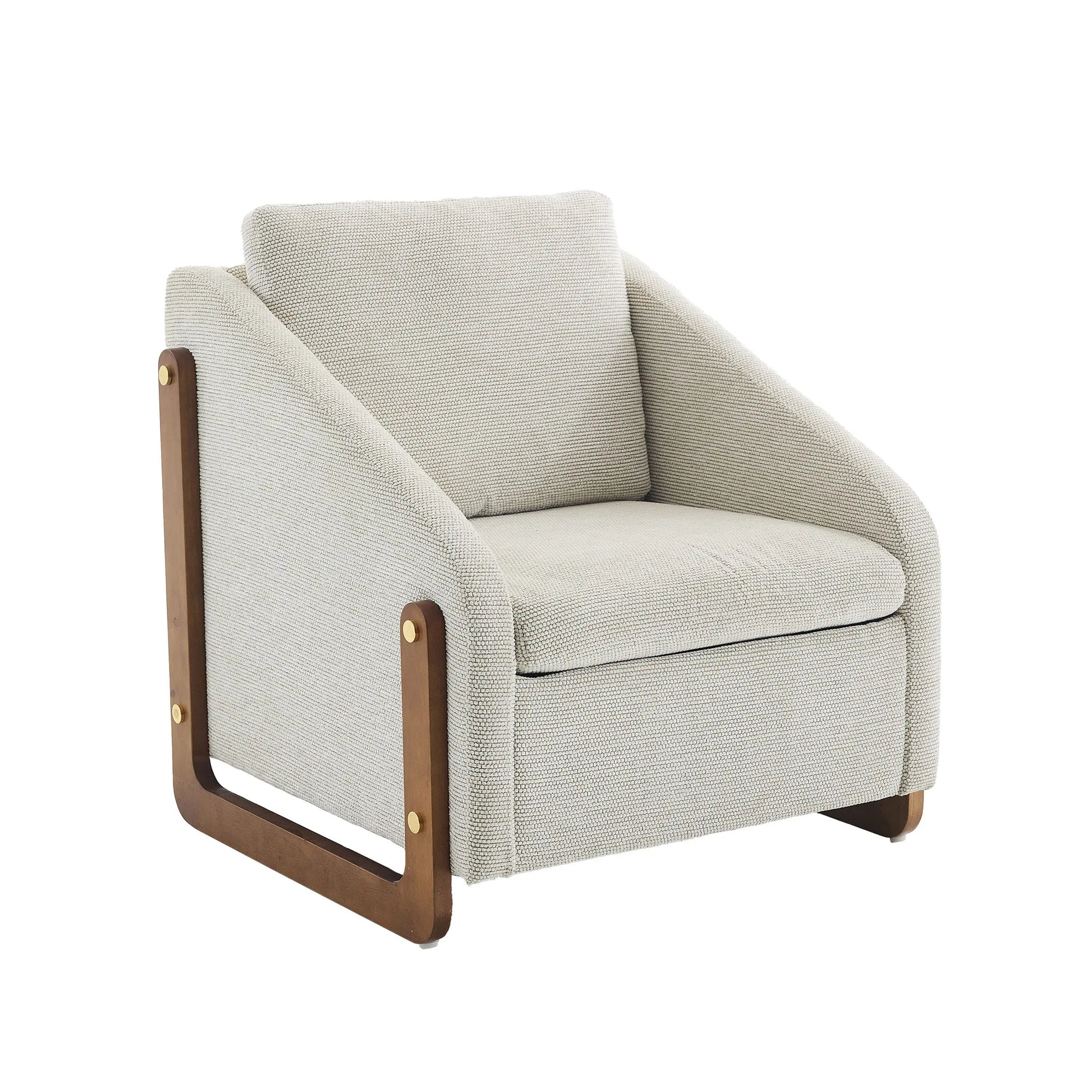 Fauteuil – Loungefauteuil – Relaxstoel – Zetel – Teddystof – Ergonomisch Comfort – Opbergruimte - 201 x 85 x 90 cm - Wit - QUORE