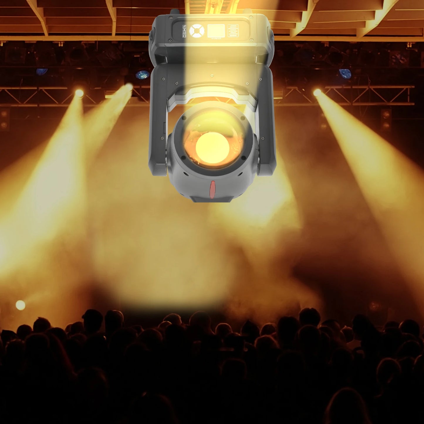 Moving Head Beam Light – DJ Licht – Feestverlichting – Lichtshow – LED 295 Watt – 17 Patronen – 540° Draaibaar