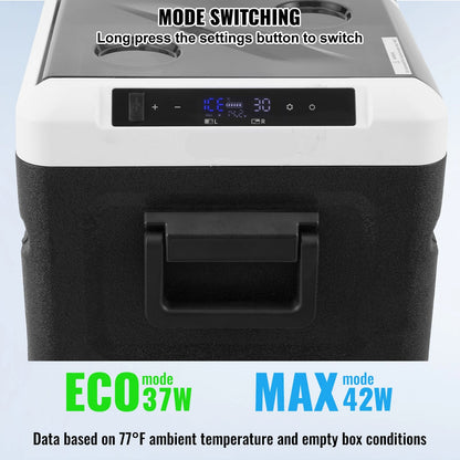 Autokoelbox – Draagbare Koelbox – Elektrische Koelbox – Frigobox – Mini Koelkast – IJsfunctie Tot 13,6 kg – Capaciteit 36 Liter