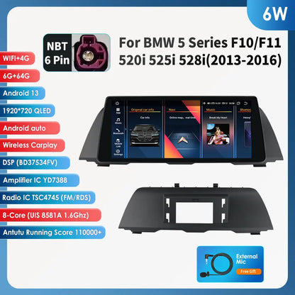 Android Car Radio Player – Autoradio Multimedia Systeem – Navigatie Systeem – CarPlay Auto Stereo – Touchscreen Radio – Groot 10,25 Inch Scherm – Android 13 Besturingssysteem