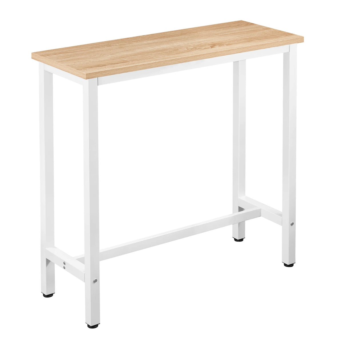 WOLTU Bar Table Bistro Dining Table MDF Wood Vintage 100x40x100cm High Coffee Counter Table for Kitchen Bar Balcony - QUORE