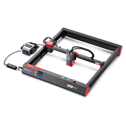AlgoLaser Alpha MK2 20W Laser Engraver Cutter/ Rotary Chuck with Optional 1064nm Module APP Control DIY Engraver for ALL Metals