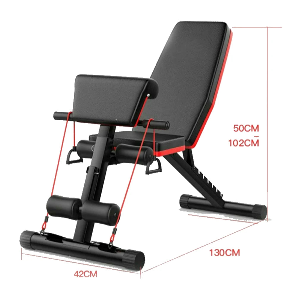 ABDOMINAL bench, adjustable, multifunctional for muscle, home gym, free shipping from Europe - QUORE