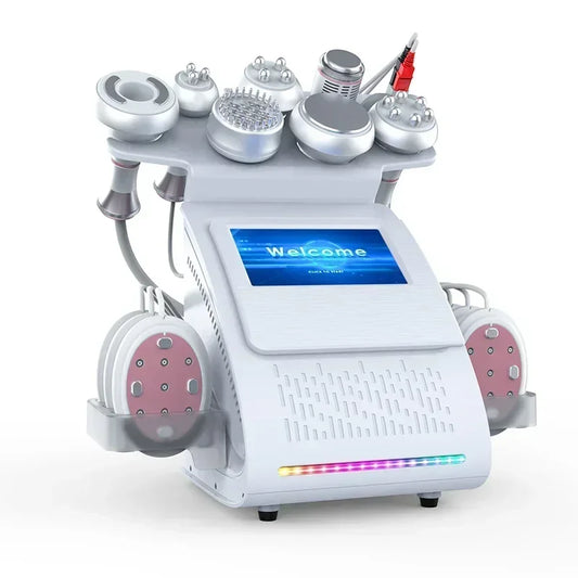 Multifunctionele Ultrasone Body Slimming Machine – Huidverzorgingsapparaat – Vetverbrander – Lichttherapie – Huidversteviger – 80 kHz Cavitatie – 7-Inch Touchscreen