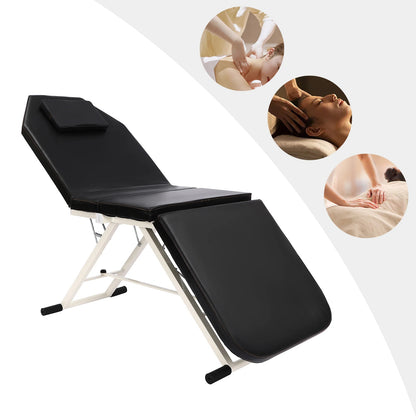 Opvouwbare Massagebed - Massagetafel - Behandeltafel -  Tatoeagetafel - Slaapbank - voor Schoonheidssalons - en SPA's - Roze