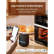 Air Fryer - Airfryer Oven - Heteluchtfriteuse - 15L - 1700W - 5 accessoires - PFAS-vrij - 80 tot 200 graden - Zwart