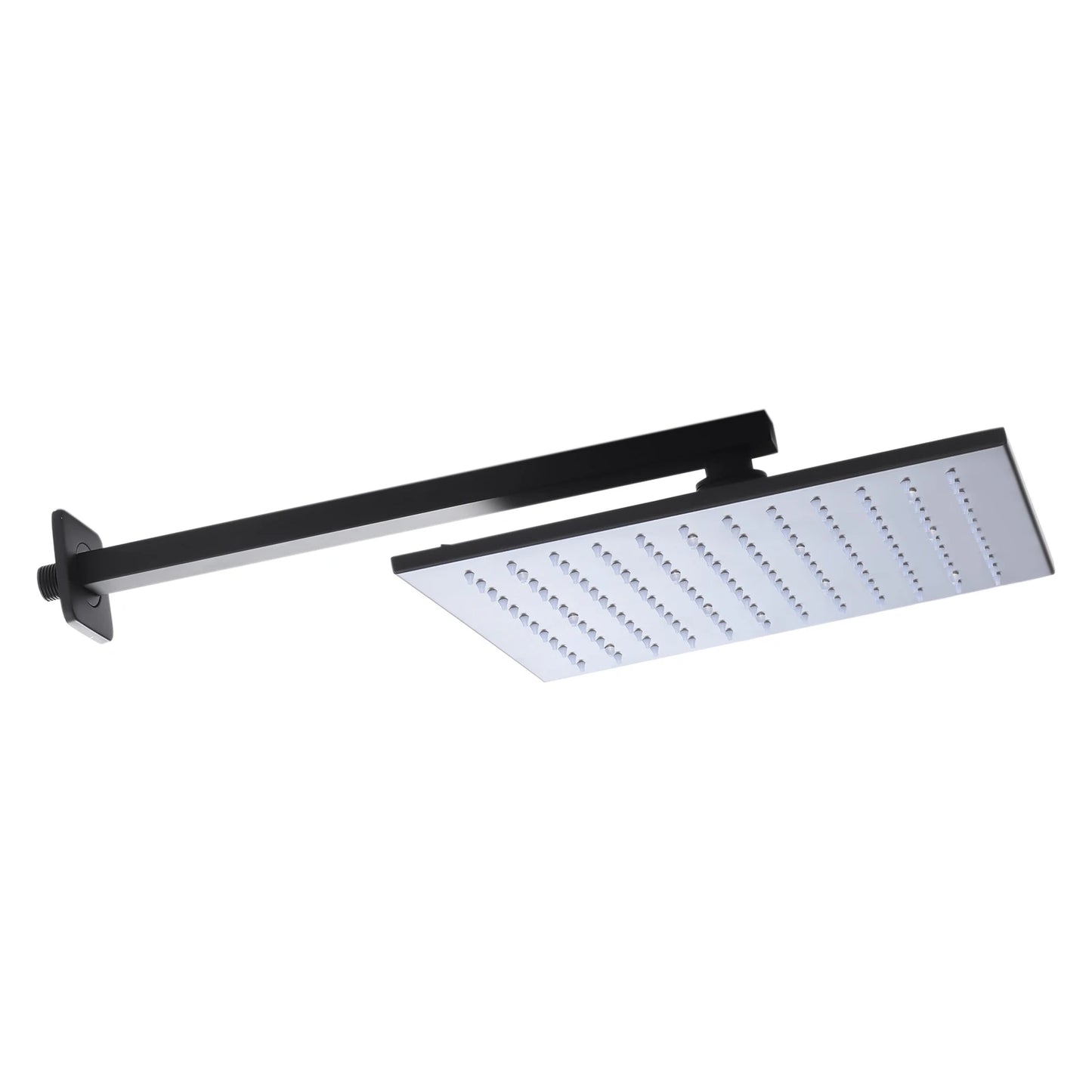 Douche - Regendouche - Douchewand - Douchekolom - Douchepanelen - Moderne Inbouw LED Regendouche Set - 12 Inch - Matzwarte Douchekraan met Luchtinjectie - Slimme Temperatuurregeling & Handdouche - Zwart