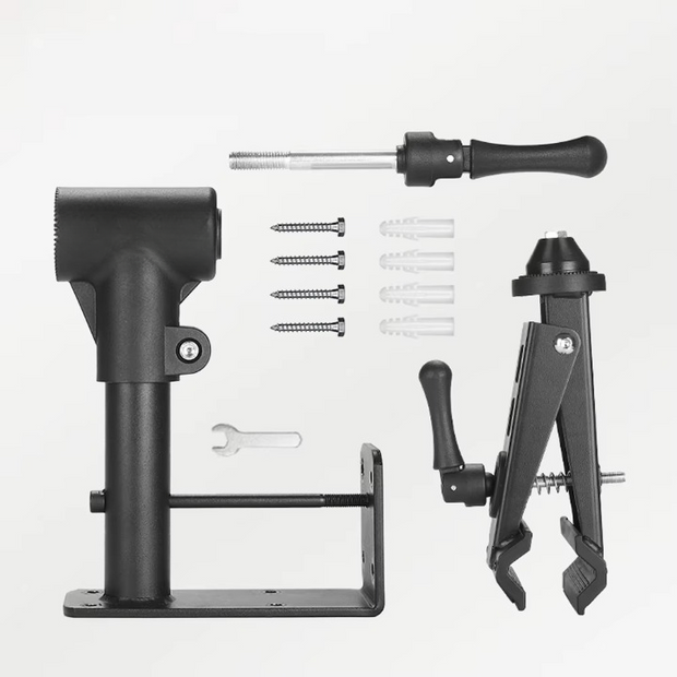 Fietsstandaard - Fiets Montagestandaard - Fietslift - Framemontage - Anti-kras Armdesign - Stabiel - Lichtgewicht - Belastbaar tot 40 kg - Koolstofstaal - 26 x 22 x 12 cm - Zwart