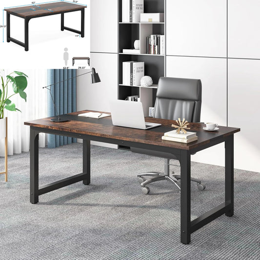 Bureau – Bureautafel – Werkplek – Computertafel – Schrijftafel – Groot Werkblad 160x70 cm – Stevig en Modern Design