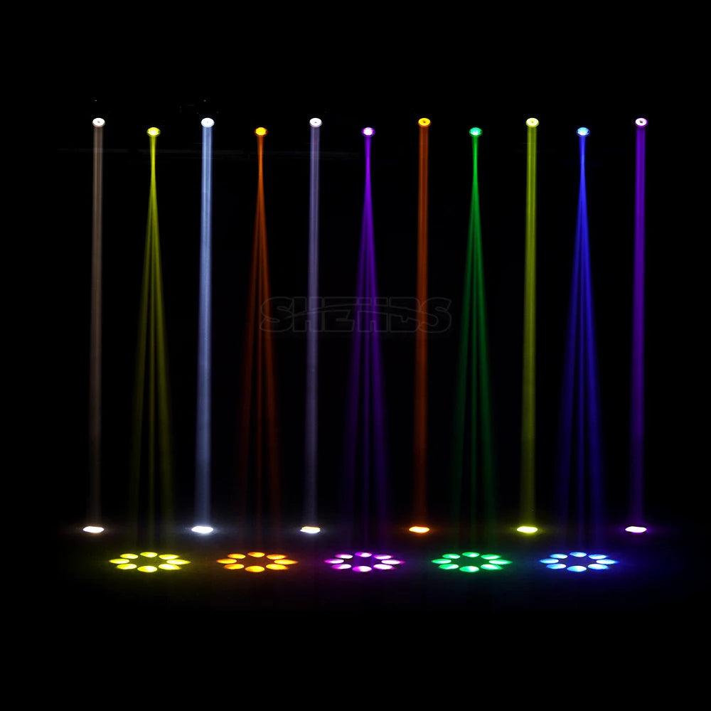 230W Moving Head Licht – Moving Head Spot – DJ Licht – Theaterverlichting – Evenementenverlichting – 2 Stuks EU Stekker – Verstelbare Zoom 1,2°-30° – 13 Kleuren & 14 Gobos