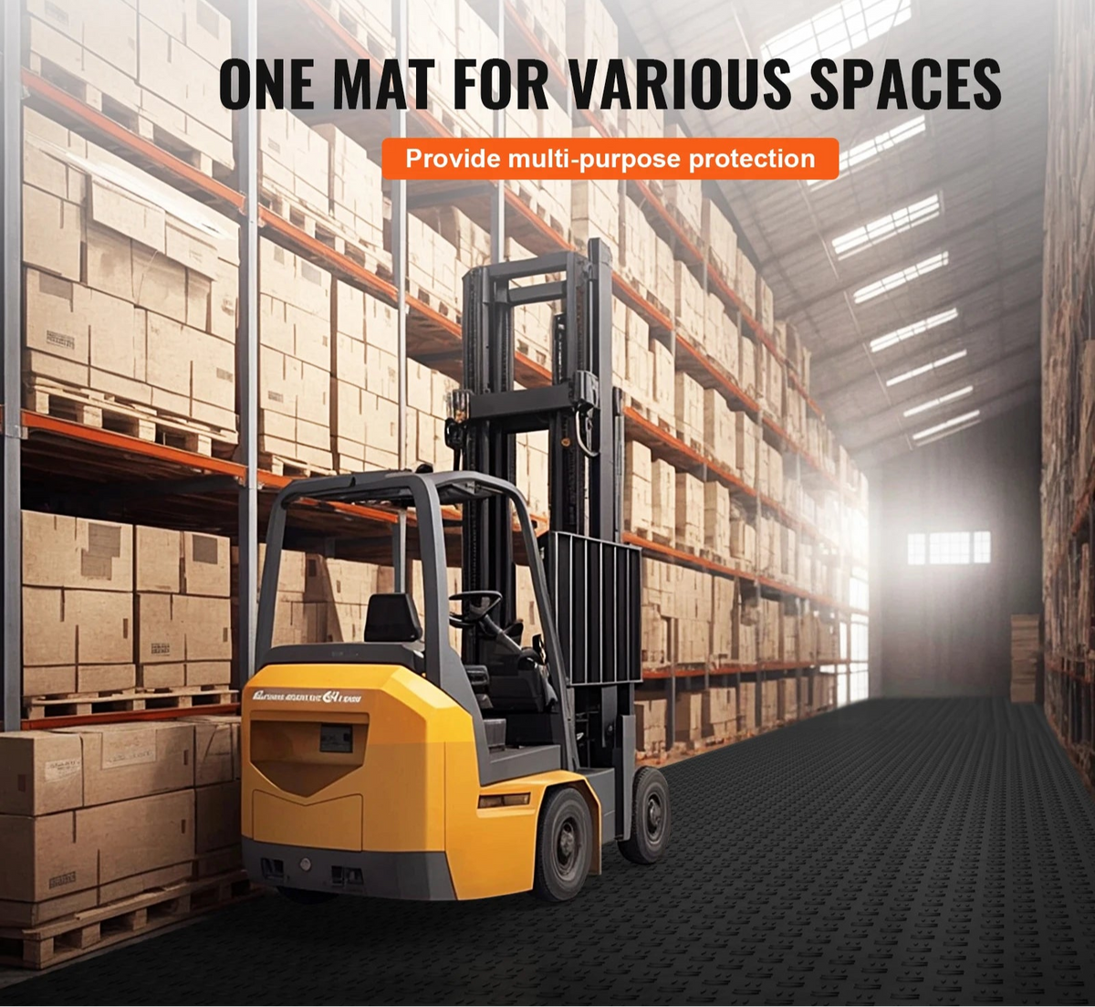 Garage Tegels – Set van 50 Stuks – 30x30 cm – Antislip & Waterdicht – Zware Belastbaarheid tot 2500 kg – Eenvoudige Montage - Grafiet As - QUORE