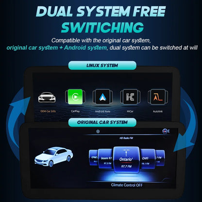 Multimedia Speler – Car Radio – Navigatiesysteem – Touchscreen – Auto Stereo – Draadloos CarPlay & Android Auto – 12,3 Inch Scherm – Geïntegreerde GPS Navigatie - QUORE