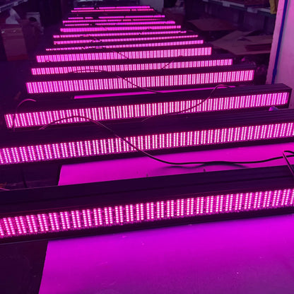 LED Stroboscooplicht – LED Bar Strobe Licht – DJ Stroboscoop – Podiumverlichting – DMX Stage Light – 200W Vermogen – RGB 3-in-1 Met 192 Segmenten