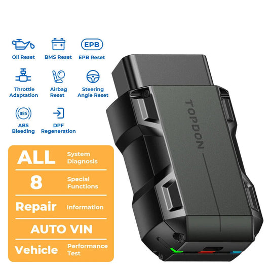 OBD Scanner - OBD2 - Auto Scanner - Auto uitlezen - Diagnose Apparatuur voor Auto's - OBD2 Smart Bluetooth Scanner - Volledig Systeem Diagnoseapparaat - DTC Uitleg - Onderhoud Reset Tool - Auto Code Reader - App Compatibel