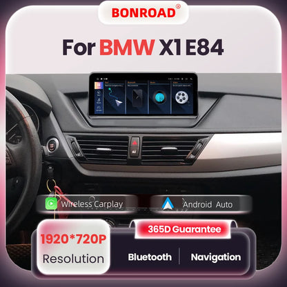 Multimedia Speler BMW X1 E84 – Android Auto Radio – CarPlay Systeem – Navigatie Unit – Touchscreen Multimedia – 10,25 Inch IPS Scherm – 4x45W Versterker