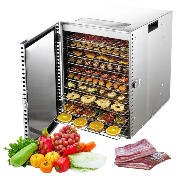 Food Dehydrator - Drying Oven - Fruit Drying Machine - 12 Layers - for Fruit, Vegetables and Meat