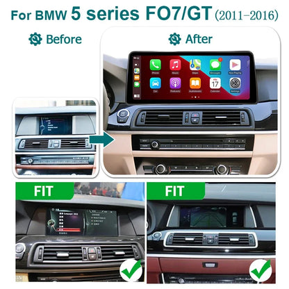 12,5” Android Autoradio – Multimedia Systeem – Touchscreen Unit – Carplay Interface – Navigatie Radio – Draadloos Carplay & Android Auto – 8GB RAM & 256GB Opslag - QUORE