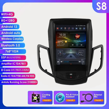 2DIN Android 14 Autoradio – Multimedia Speler – Navigatie Systeem – CarPlay – Bluetooth Radio – 9,7 Inch Touchscreen – GPS Navigatie – Bluetooth 5.0